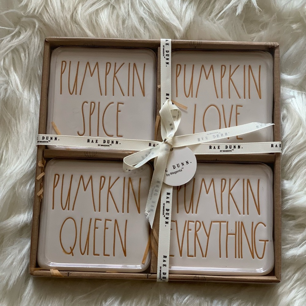 Rae Dunn coaster set of 4